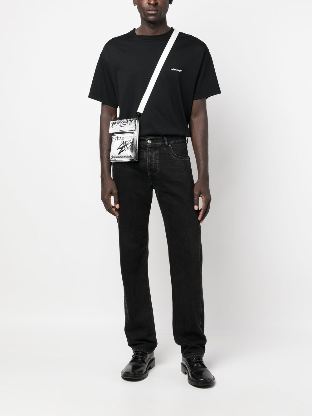 Ba*len*cia*ga small explored graffiti messenger bag