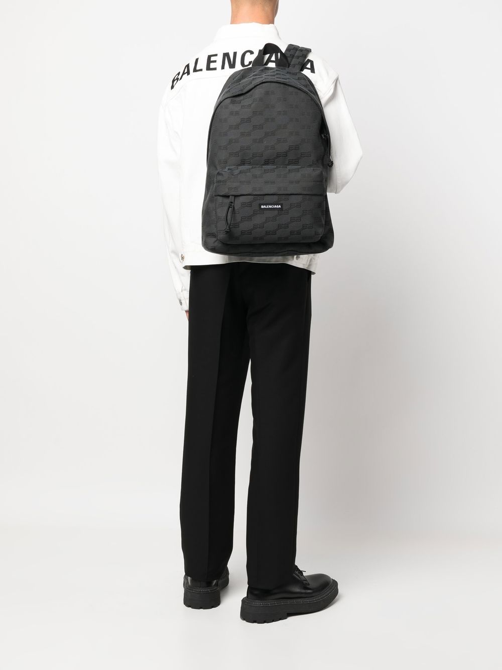 Ba*len*cia*ga bb monogram backpack