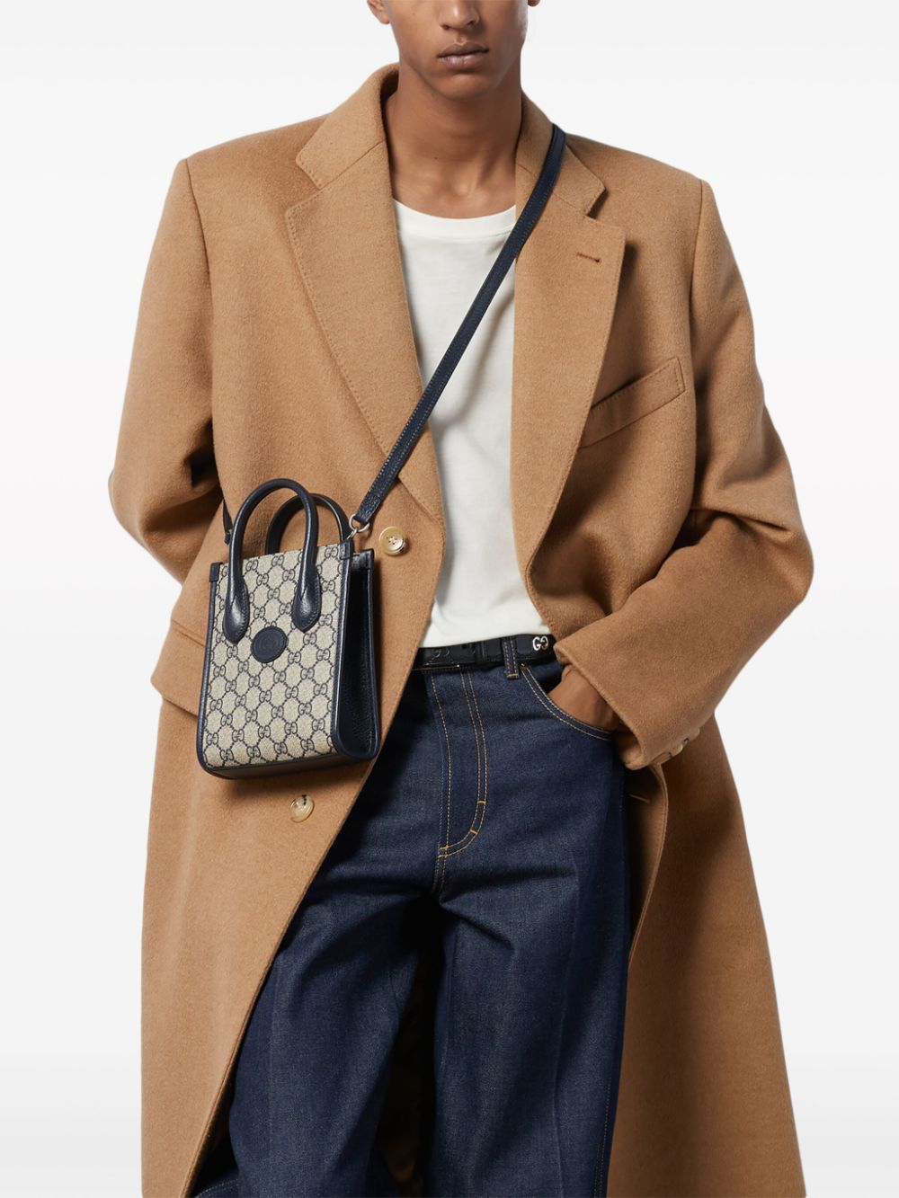 G*u*i gg-canvas tote bag