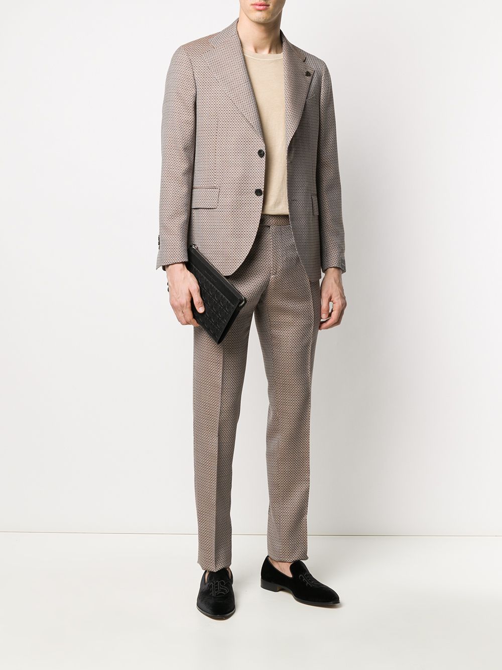 Ferragamo Gancini-embossed pouch