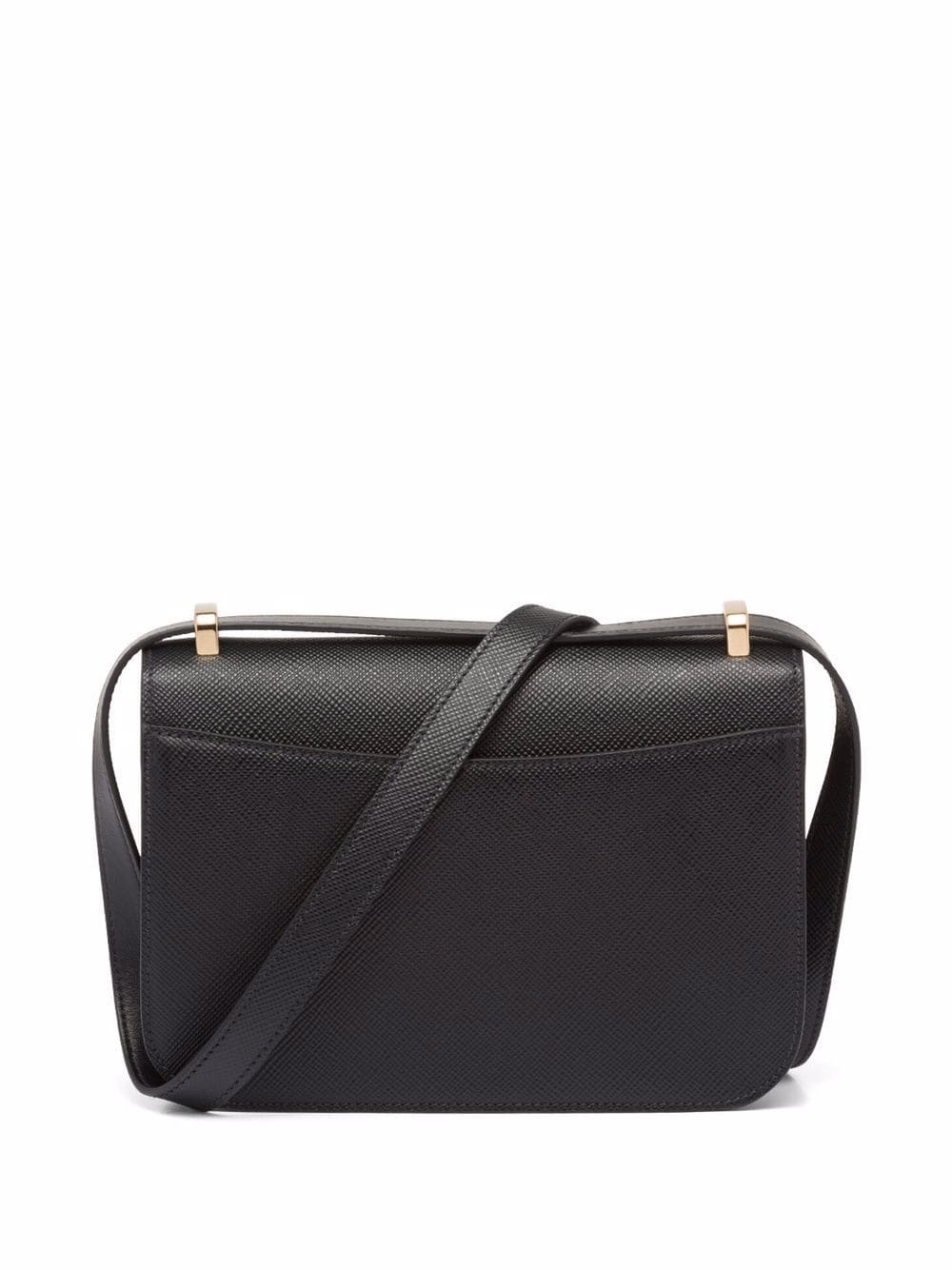 Pra*a triangle logo-plaque crossbody bag