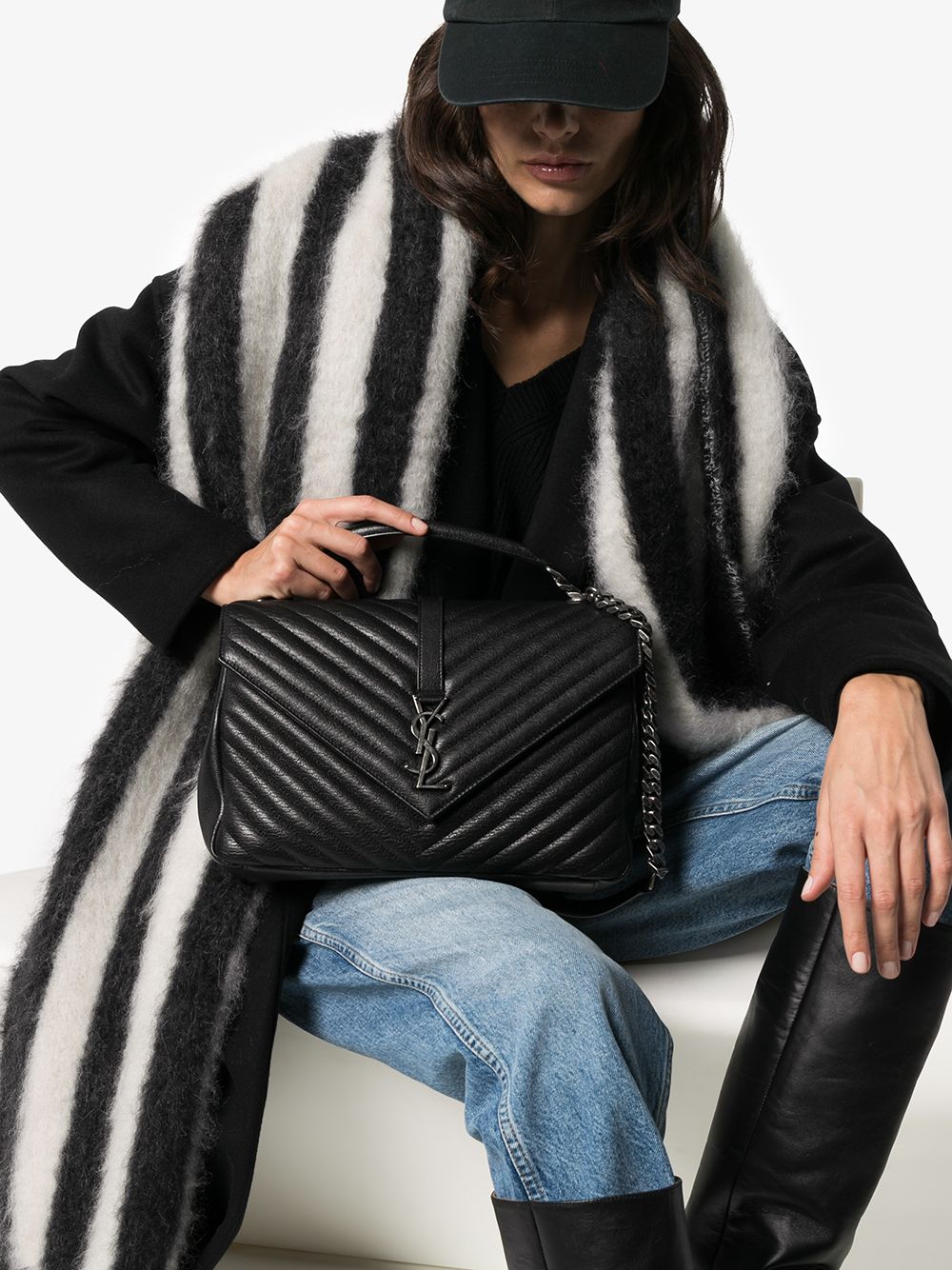 Saint Laurent large College tote