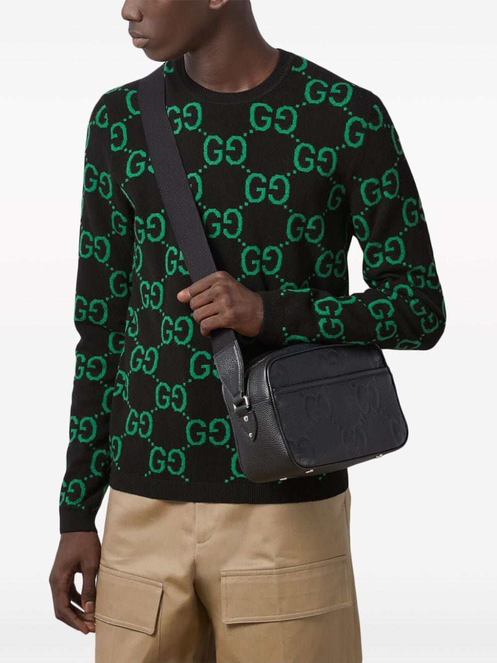 G*u*i medium jumbo gg messenger bag