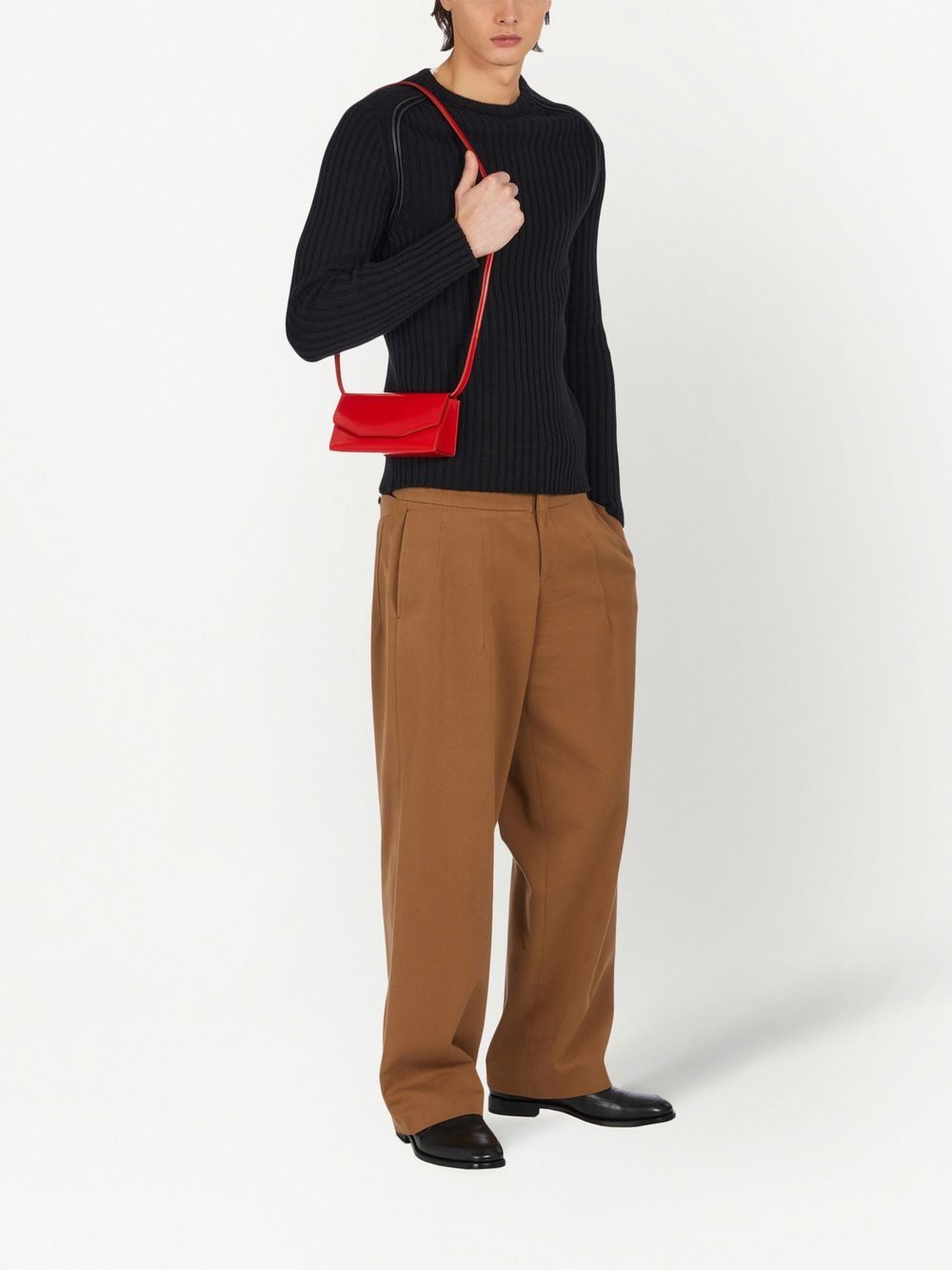 Ferragamo Gancini-pattern shoulder bag