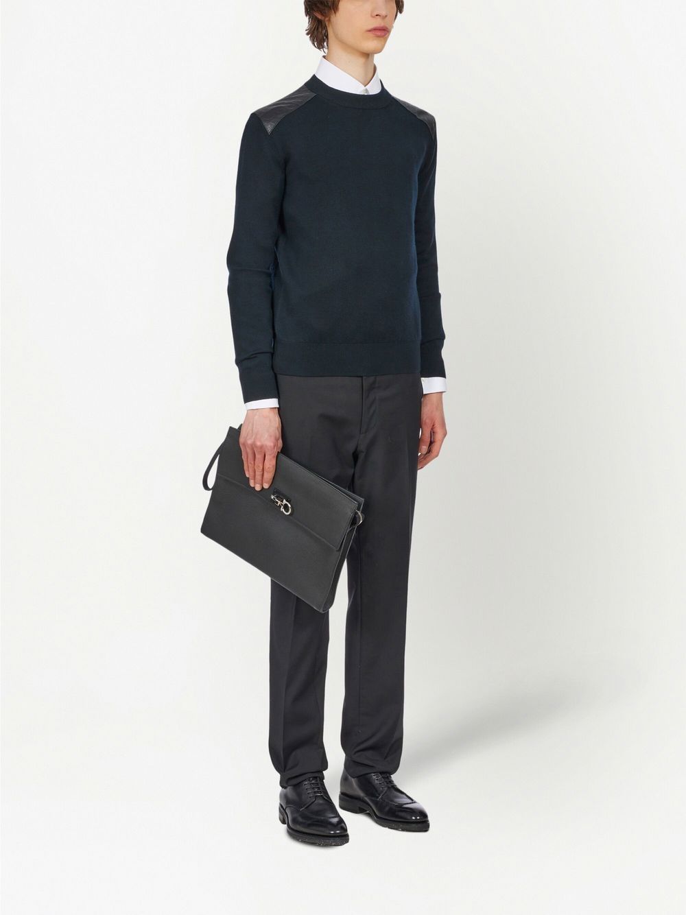 Ferragamo Gancini Studio clutch