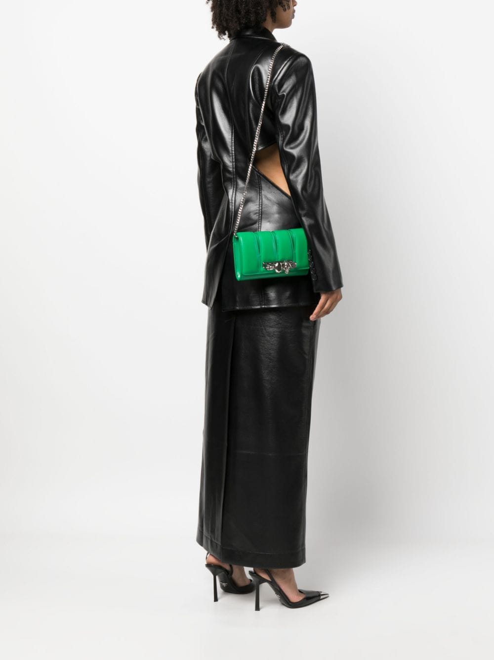 Alexander McQueen The Slash leather crossbody bag