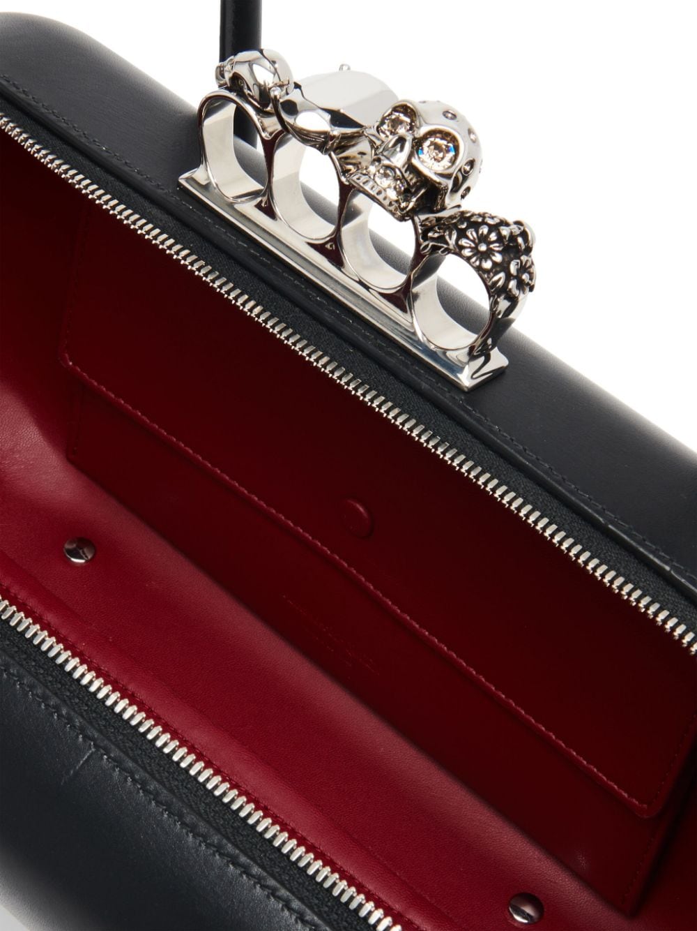Alexander McQueen The Reverse leather clutch