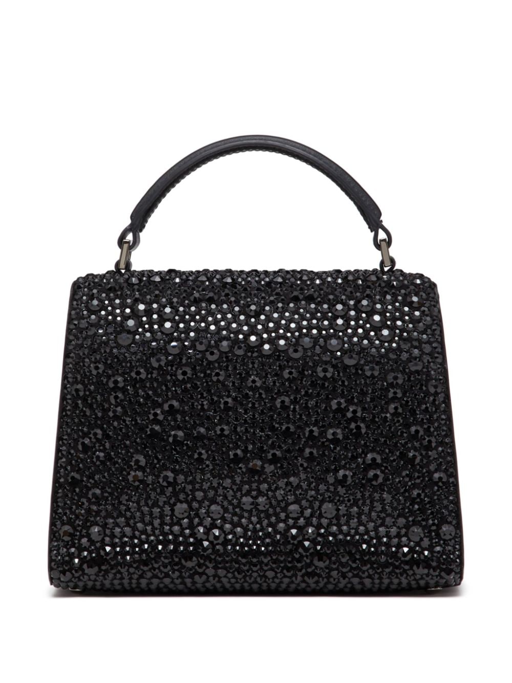Valentino Garavani VSling crystal-embellished leather tote bag