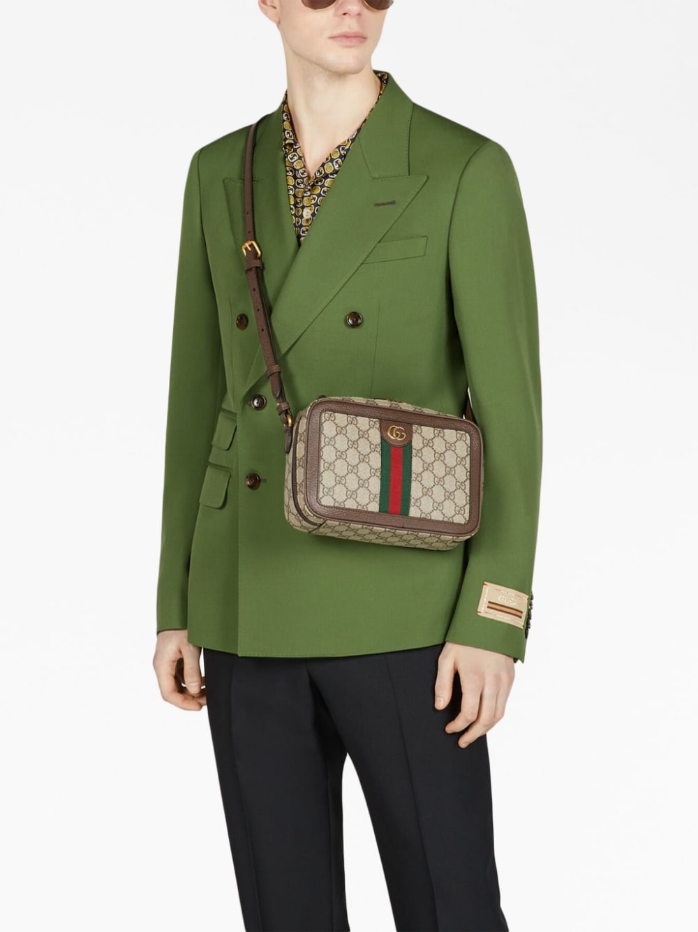 G*u*i ophidia monogram-pattern messenger bag