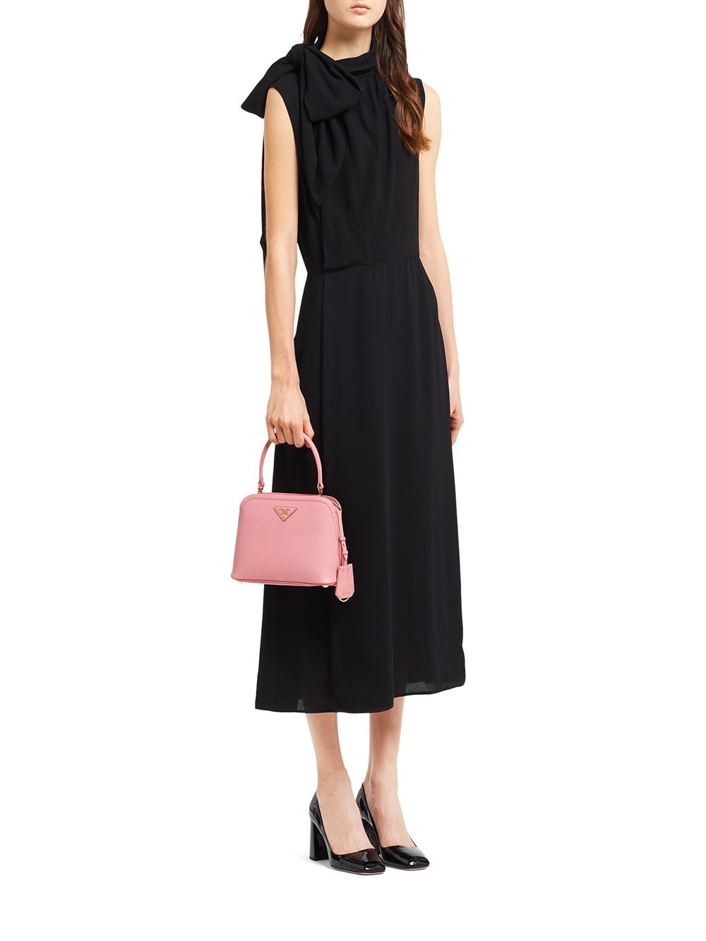 Pra*a Pra*a matinée micro saffiano leather bag