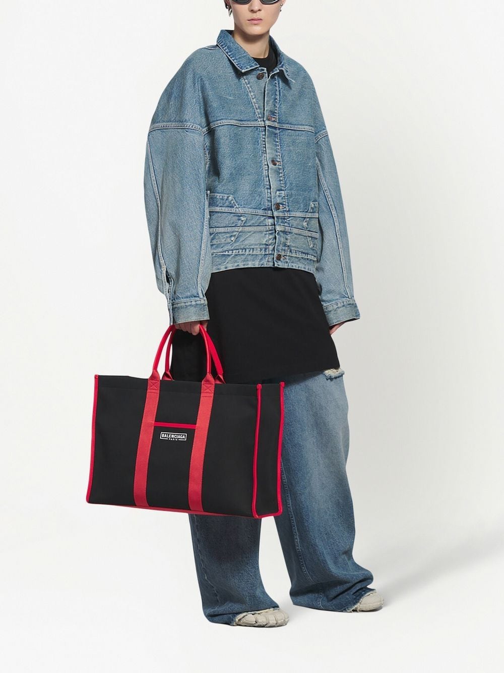 Ba*len*cia*ga large hardware tote bag