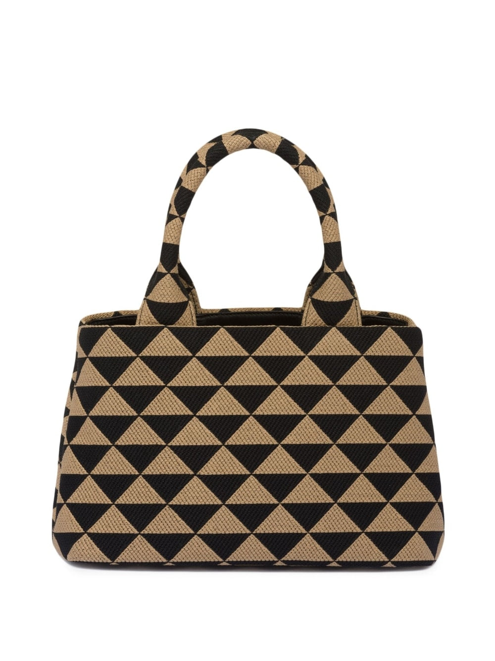 Pra*a symbole embroidered tote bag