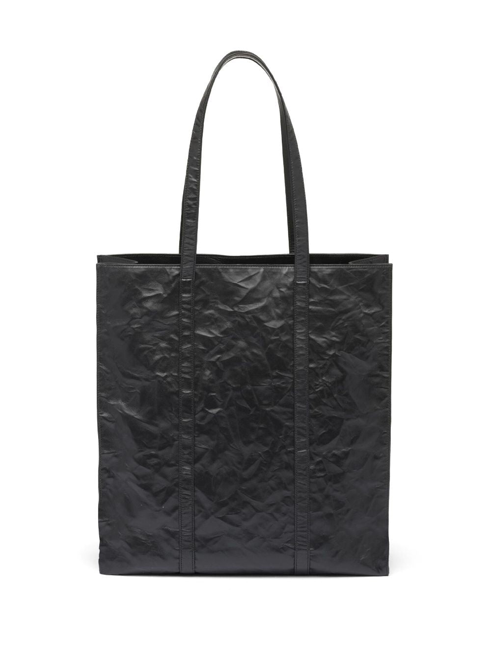 Pra*a medium crinkled tote bag