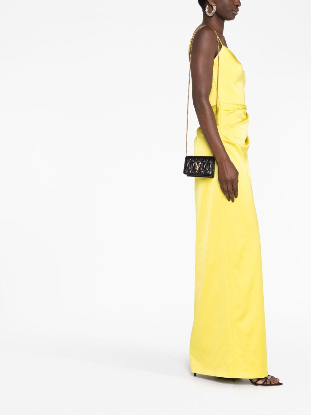 Versace Virtus quilted clutch bag