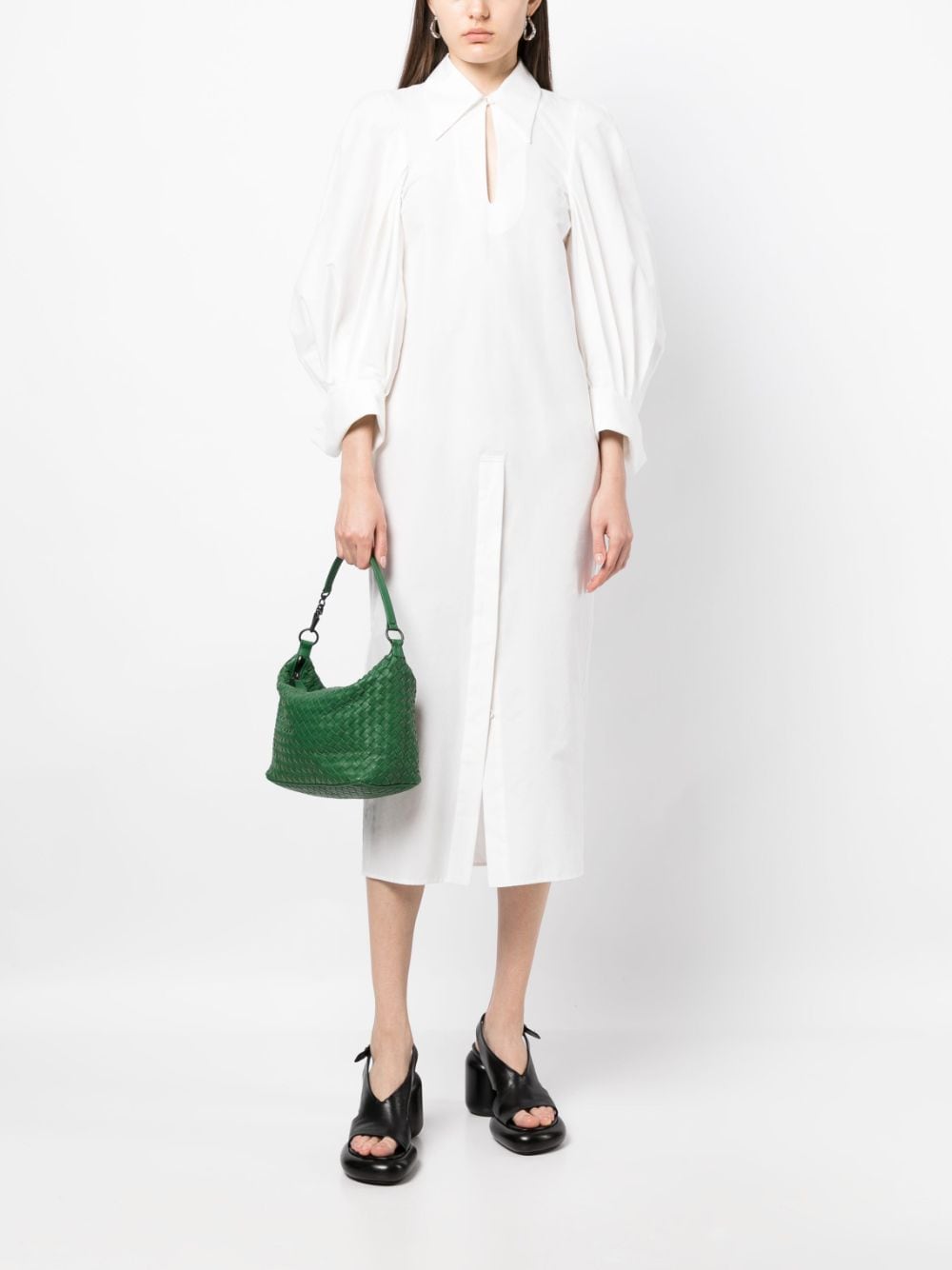 Bo*te*ga ve*ne*ta intrecciato zipped handbag