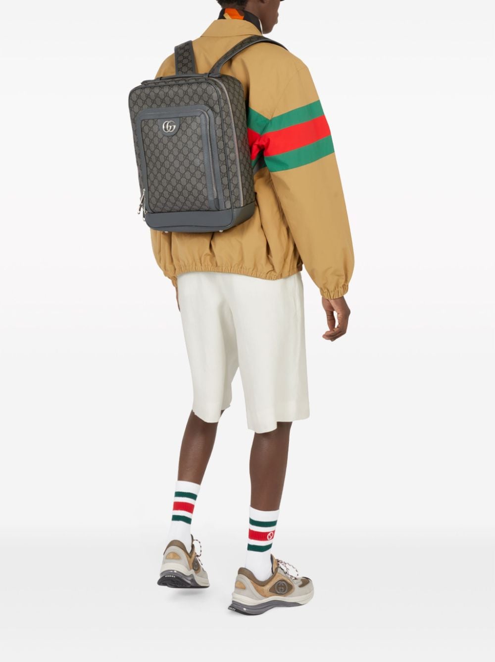 G*u*i zaino ophidia gg leather backpack