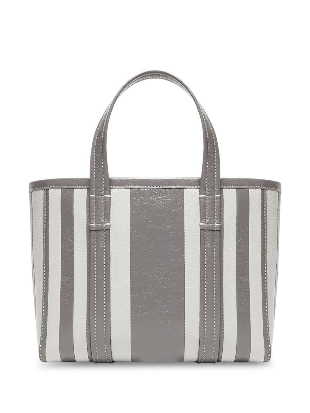 Ba*len*cia*ga barbès stripe tote bag