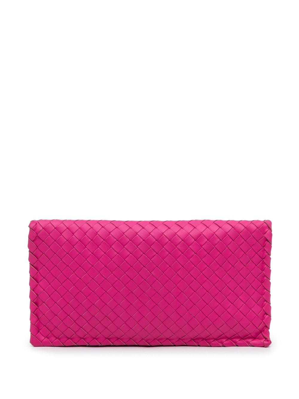 Bo*te*ga ve*ne*ta 2012 intrecciato flap clutch bag