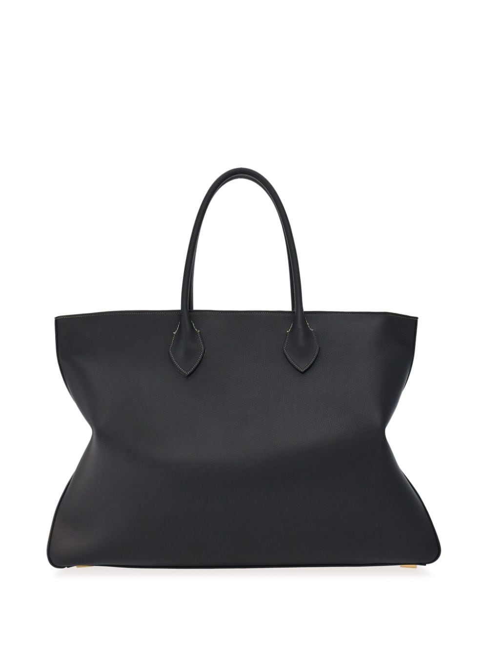 Ferragamo logo-stamp leather tote bag