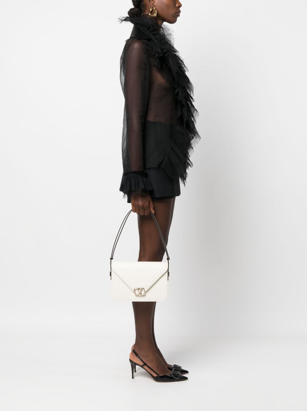 Valentino Garavani Letter leather crossbody bag