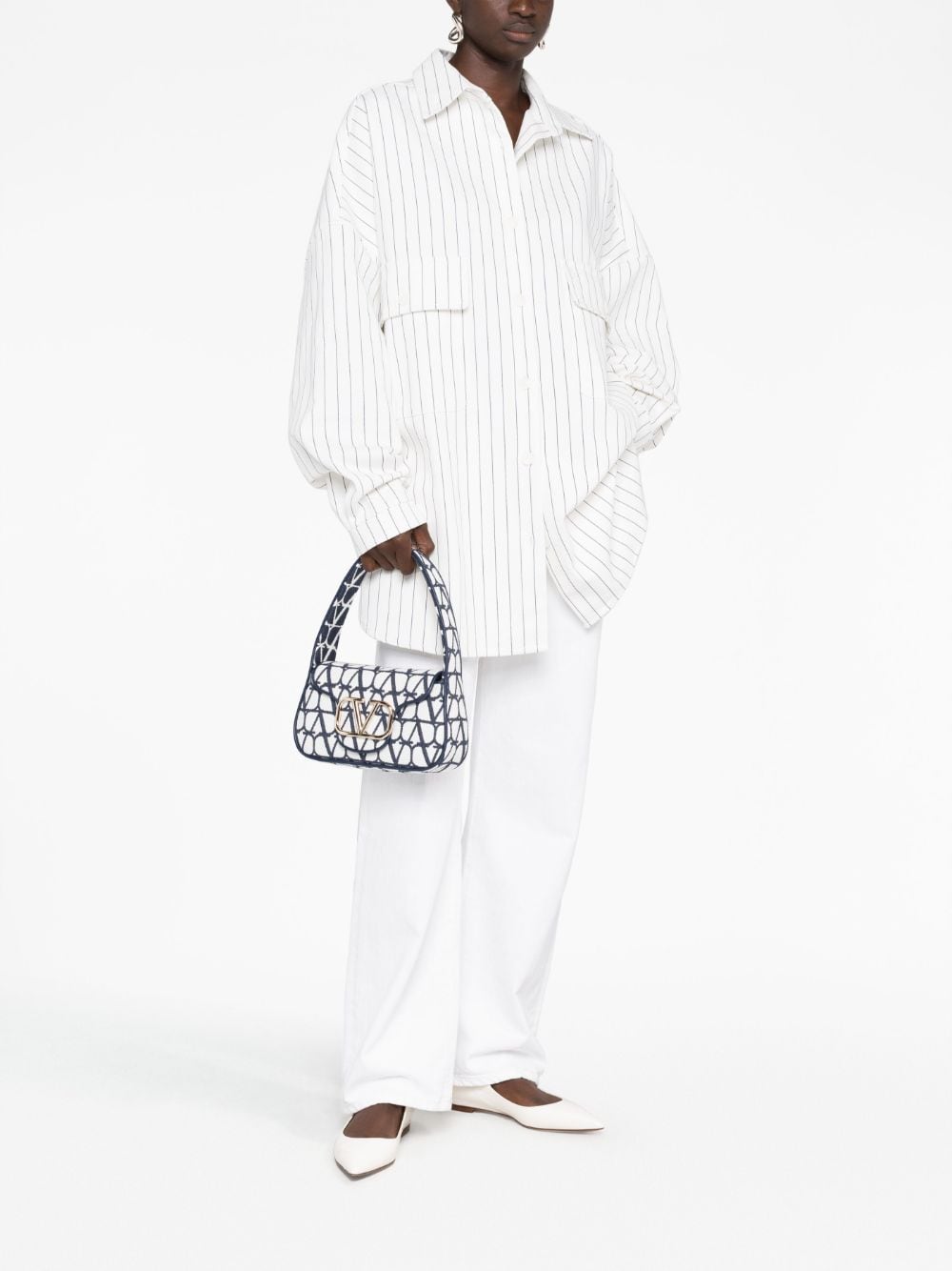 Valentino Garavani Toile Iconographe canvas shoulder bag