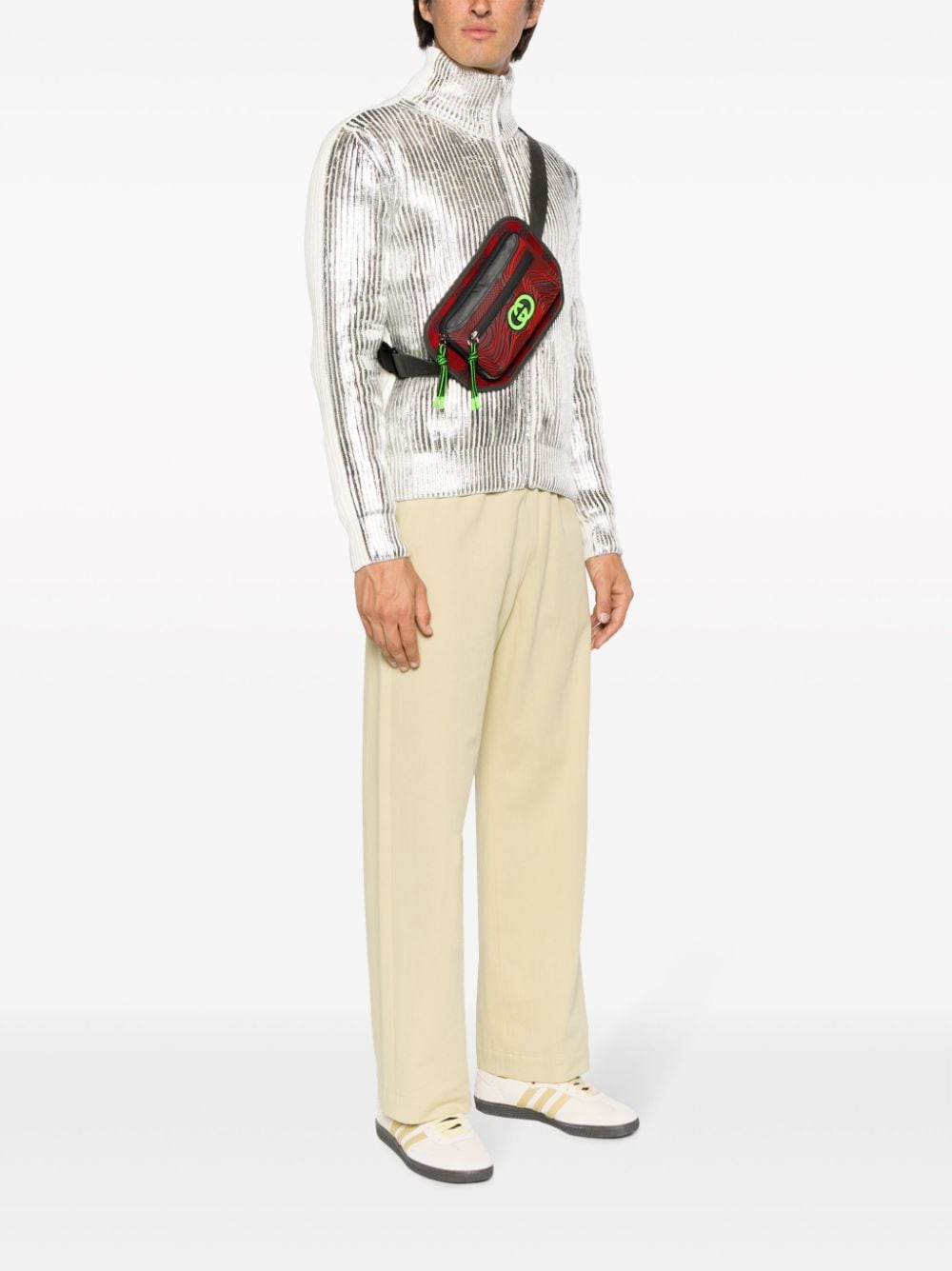 G*u*i interlocking g-logo belt bag