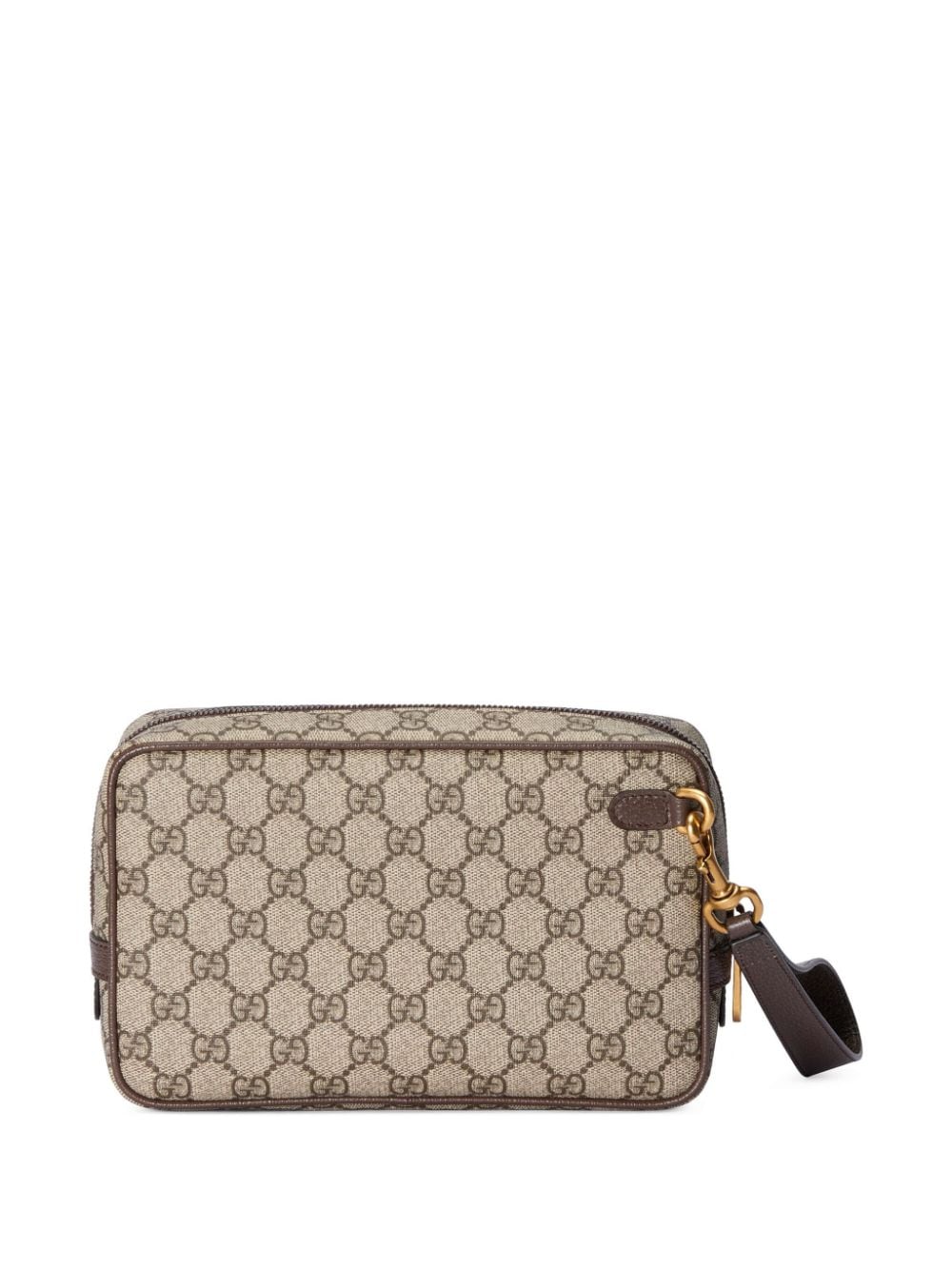 G*u*i ophidia logo-print clutch bag