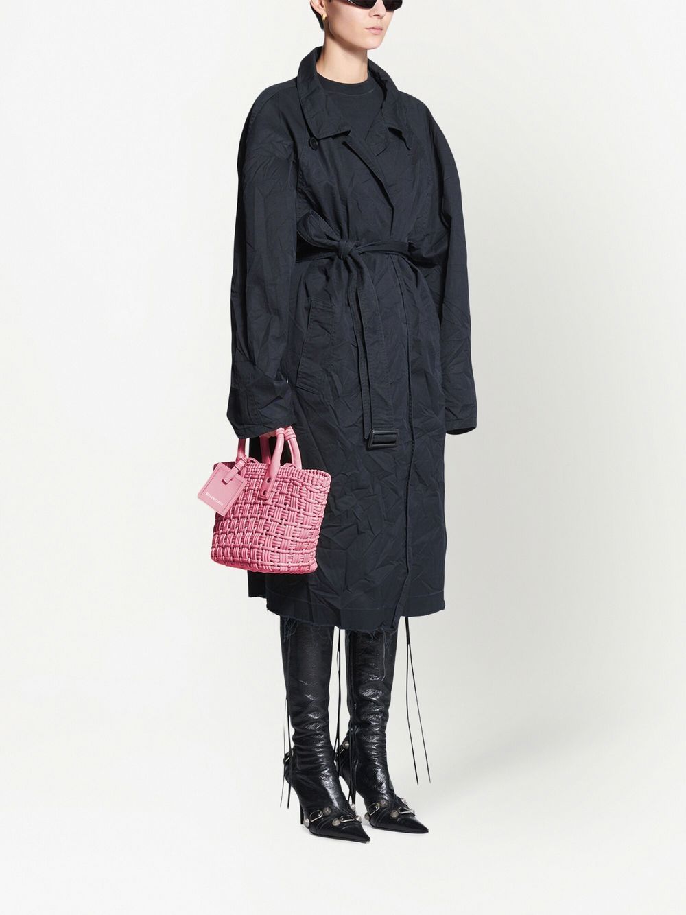 Ba*len*cia*ga xs bistro basket tote bag