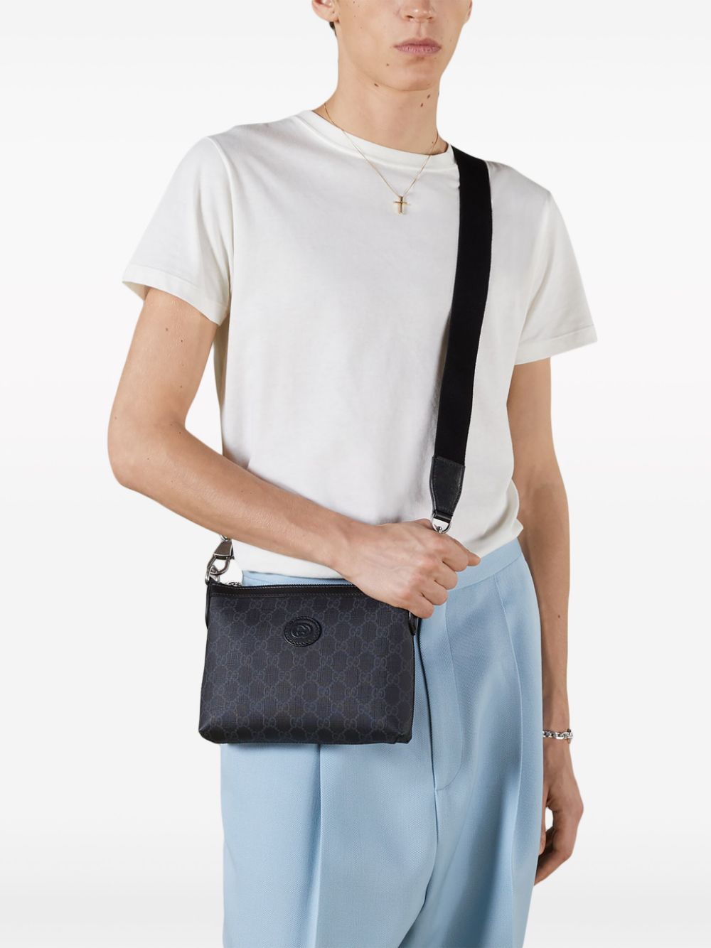 G*u*i gg-canvas messenger bag