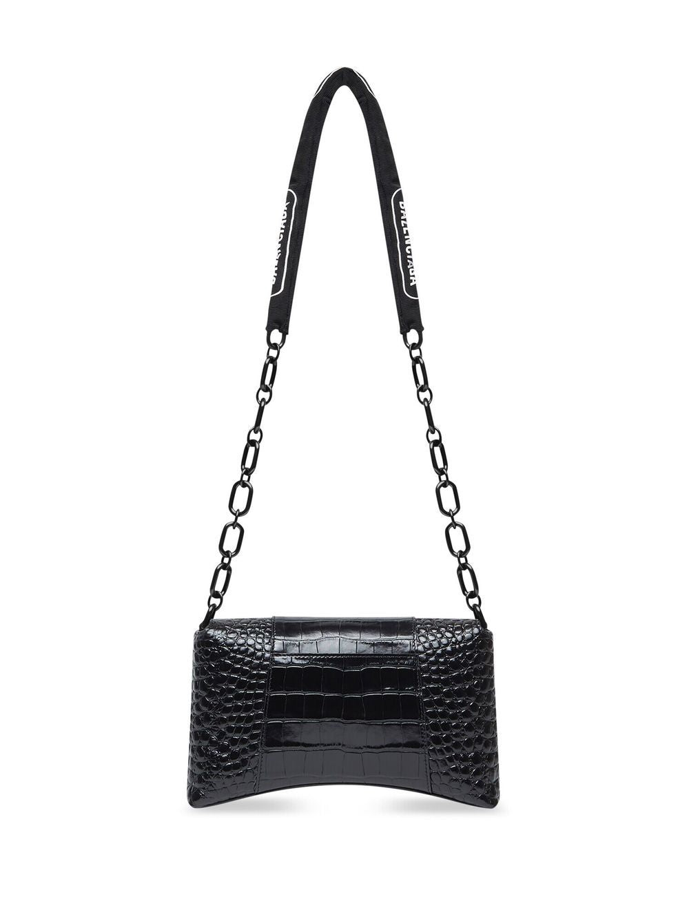 Ba*len*cia*ga hourglass crocodile crossbody bag