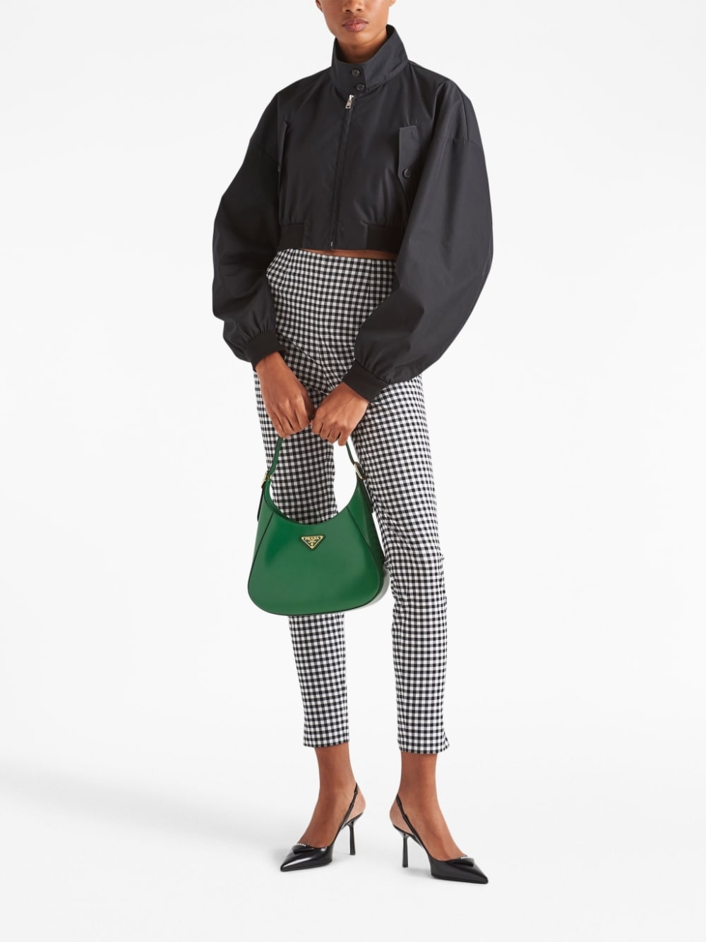 Pra*a calf-leather shoulder bag