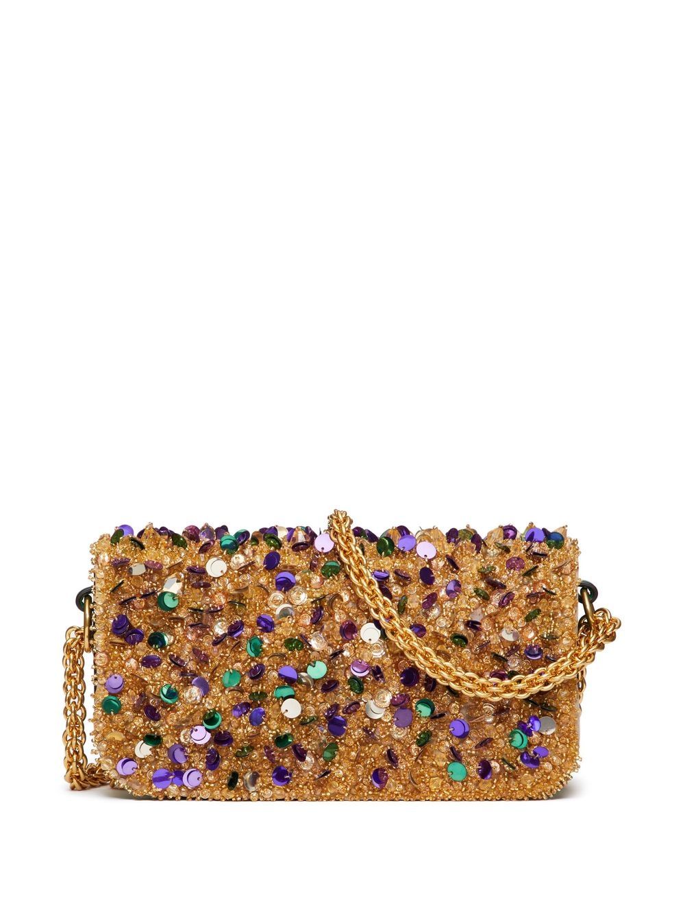 Valentino Garavani small Locò embellished shoulder bag