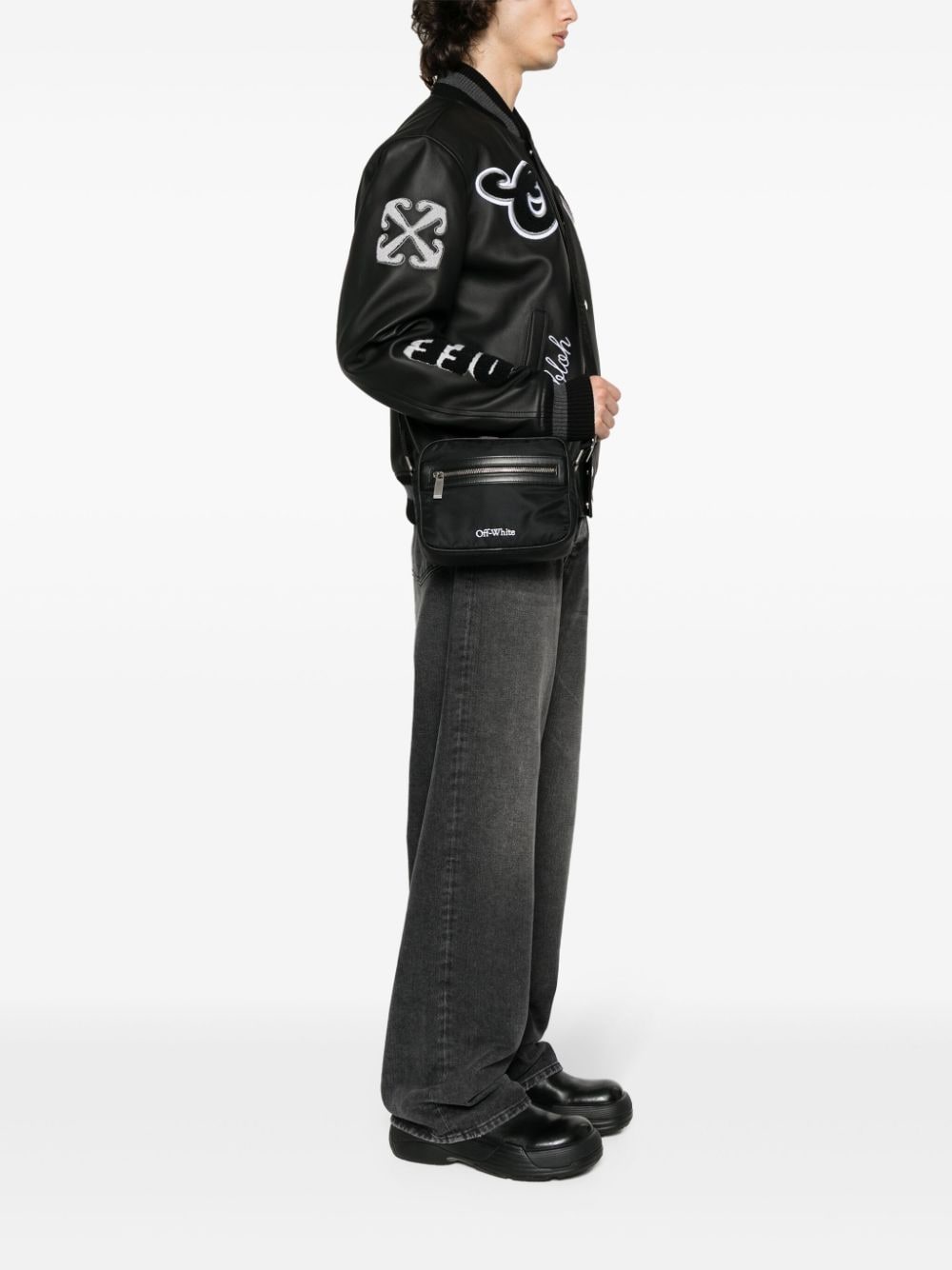 Off-White Core logo-print camera bag