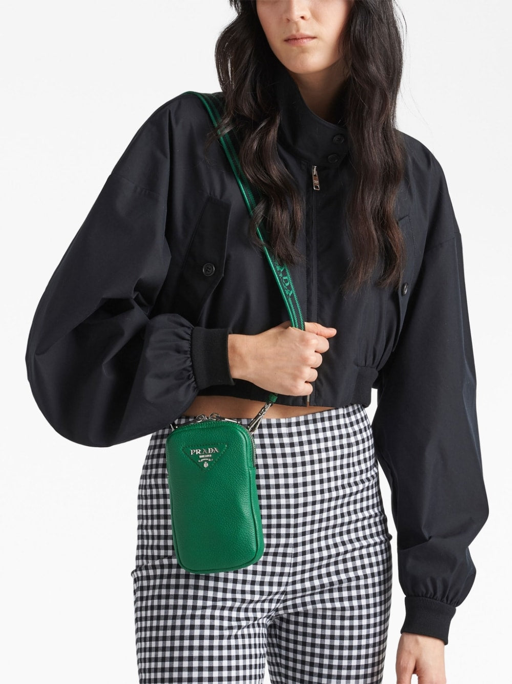 Pra*a leather mini-bag