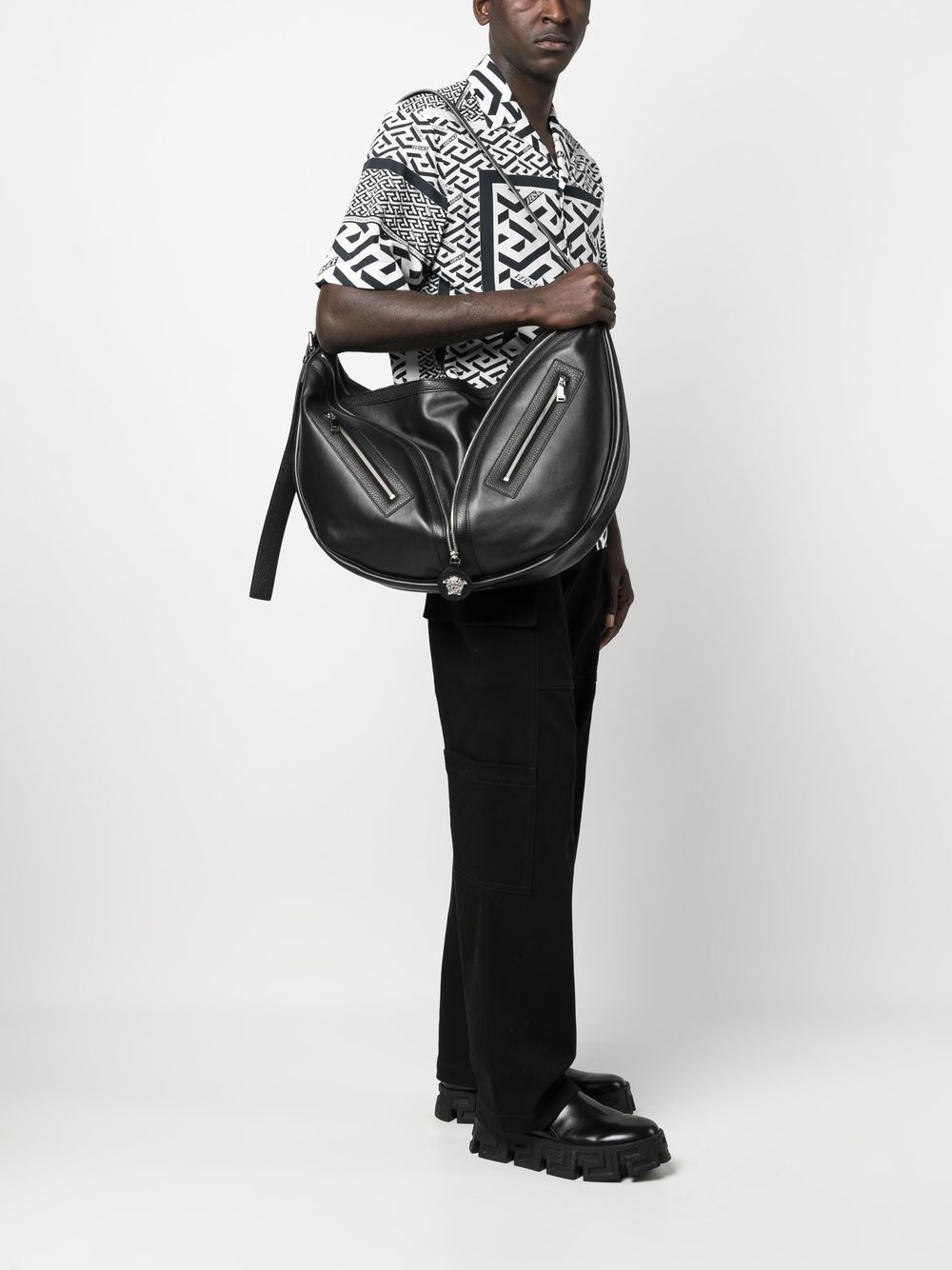 Versace Repeat large shoulder bag