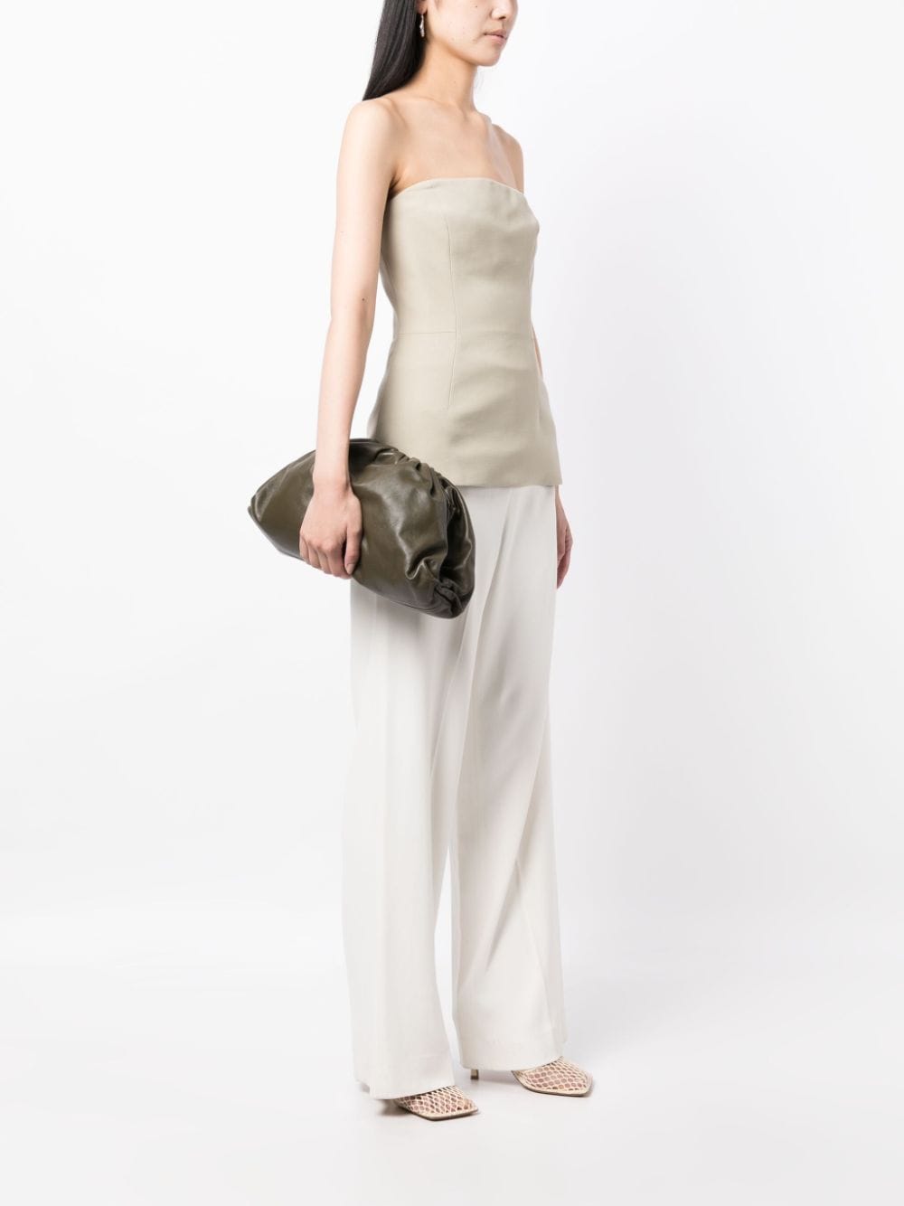 Bo*te*ga ve*ne*ta gathered detailing pouch