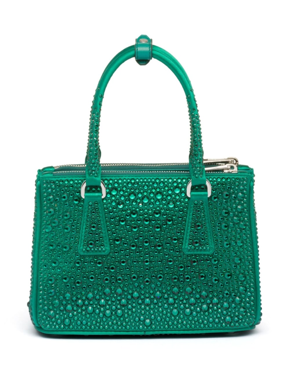 Pra*a galleria crystal-embellished satin mini bag