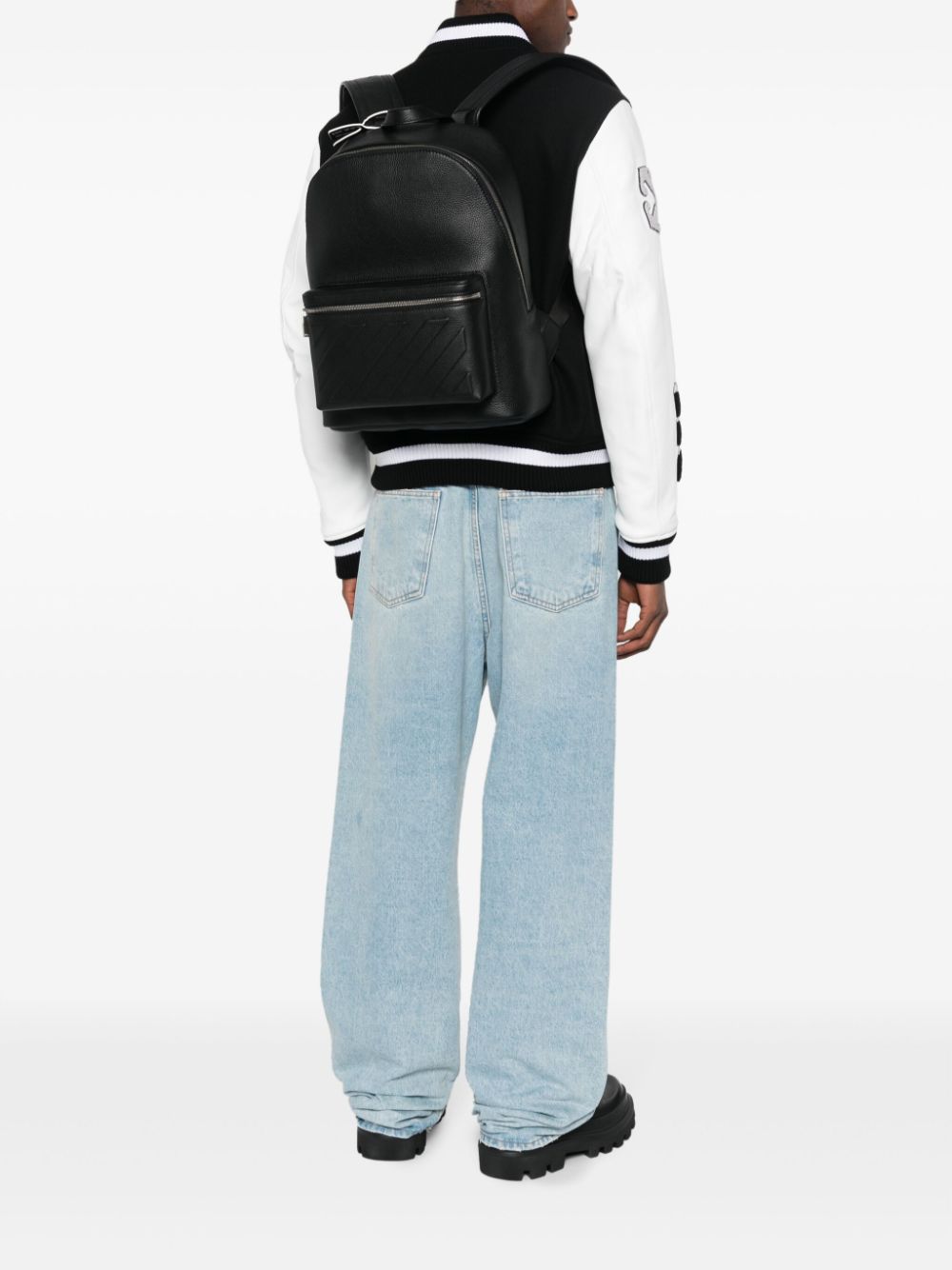 Off-White Diag leather backpack