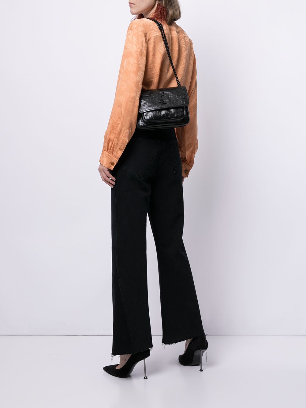 Saint Laurent Niki embossed shoulder bag