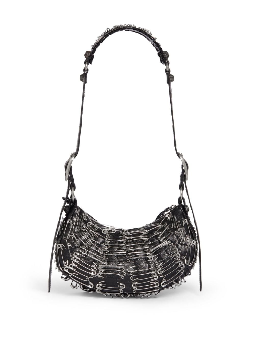 Ba*len*cia*ga xs le cagole leather shoulder bag