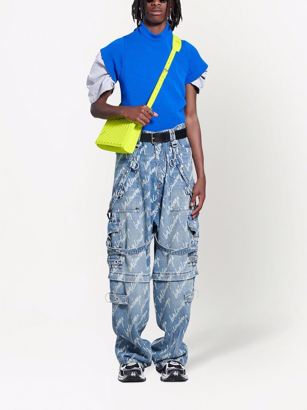 Ba*len*cia*ga car hybrid strap wallet