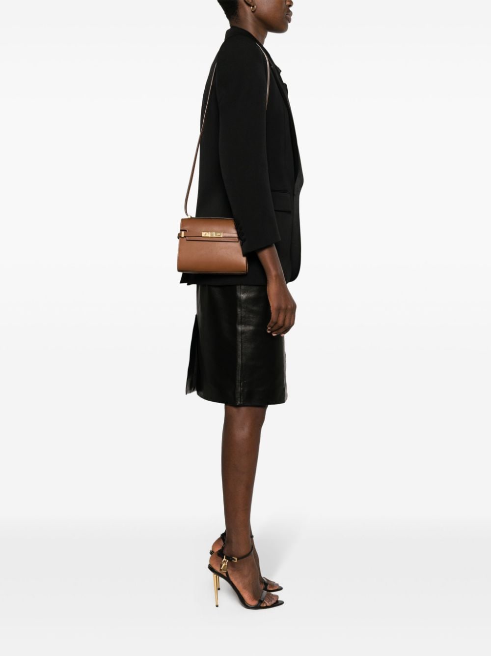 Saint Laurent mini Manhattan leather crossbody bag