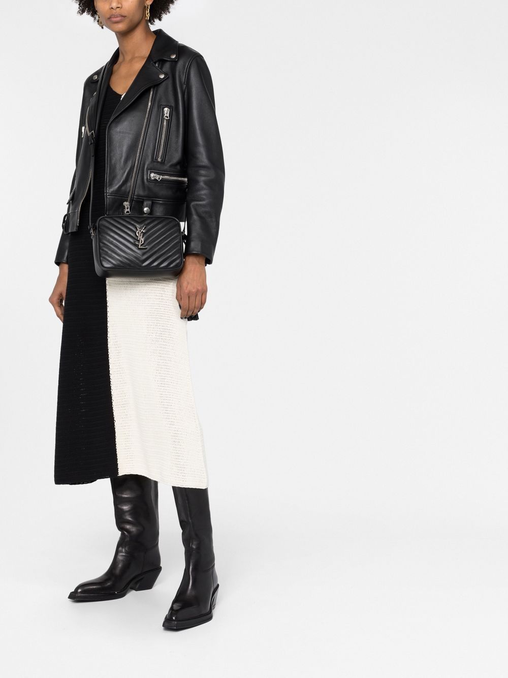 Saint Laurent logo-plaque crossbody bag