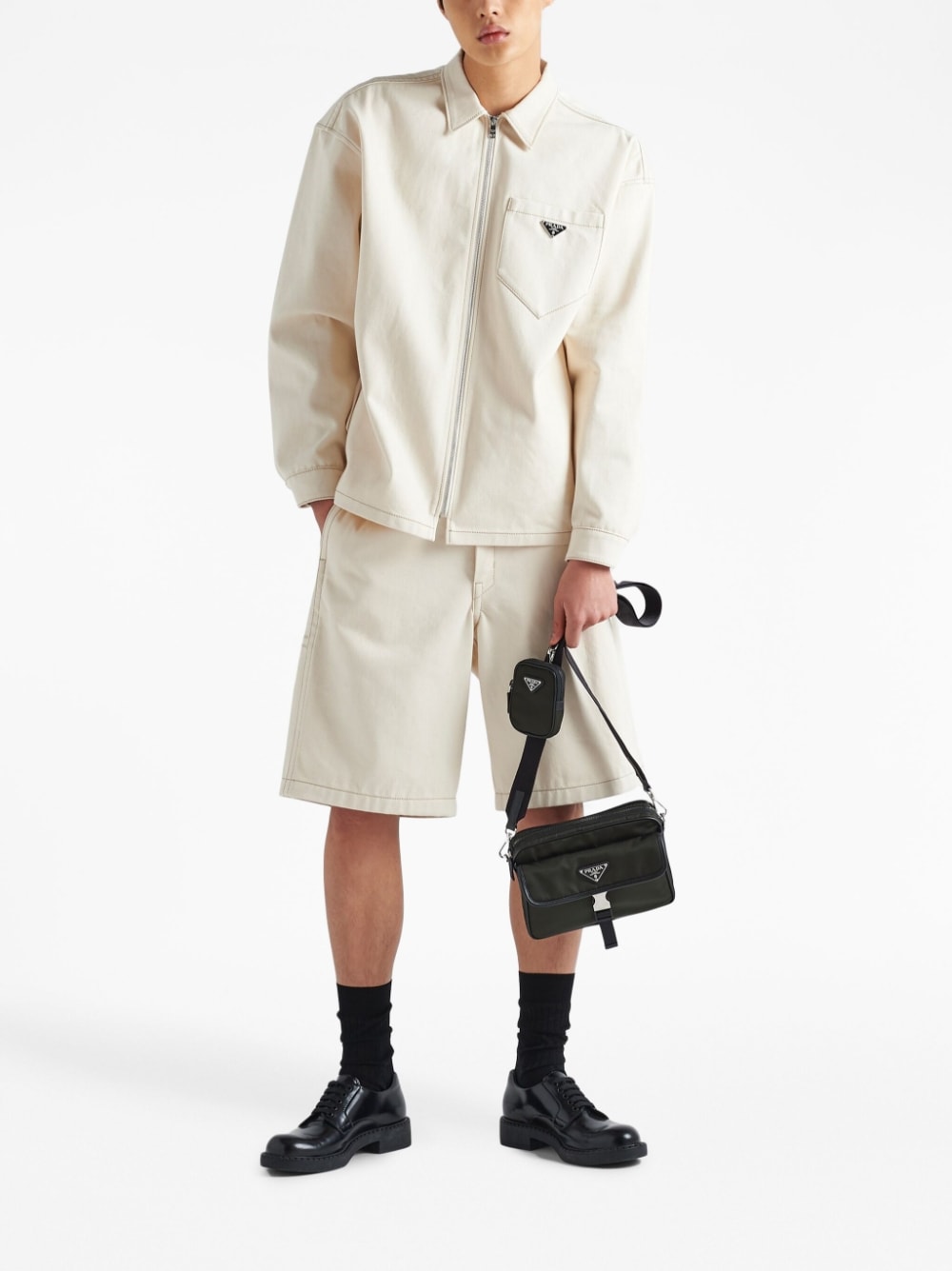 Pra*a re-nylon shoulder bag