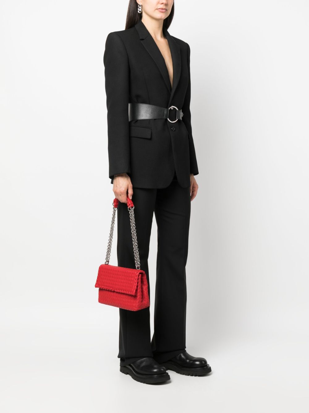 Bo*te*ga ve*ne*ta  olimpia intrecciato shoulder bag