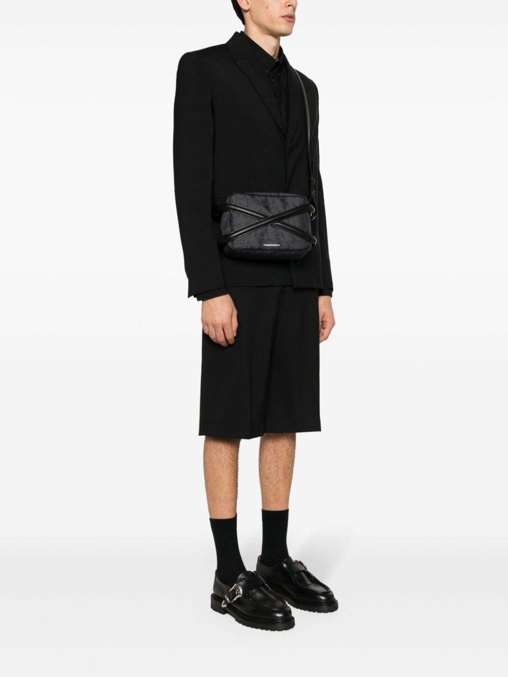 Alexander McQueen The Harness zipped camera bag