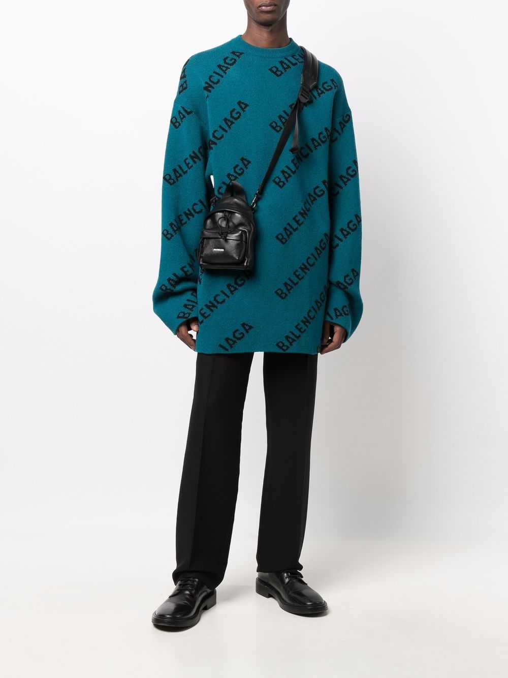Ba*len*cia*ga logo-print mini backpack