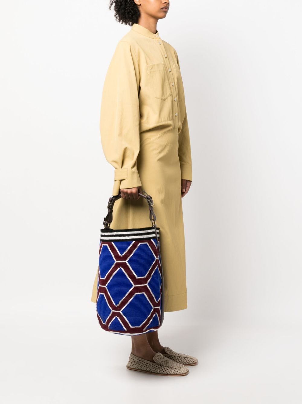 colville maxi Wayuu knitted tote bag