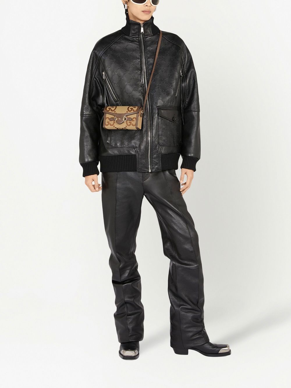 G*u*i G*u*i horsebit 1955 mini bag