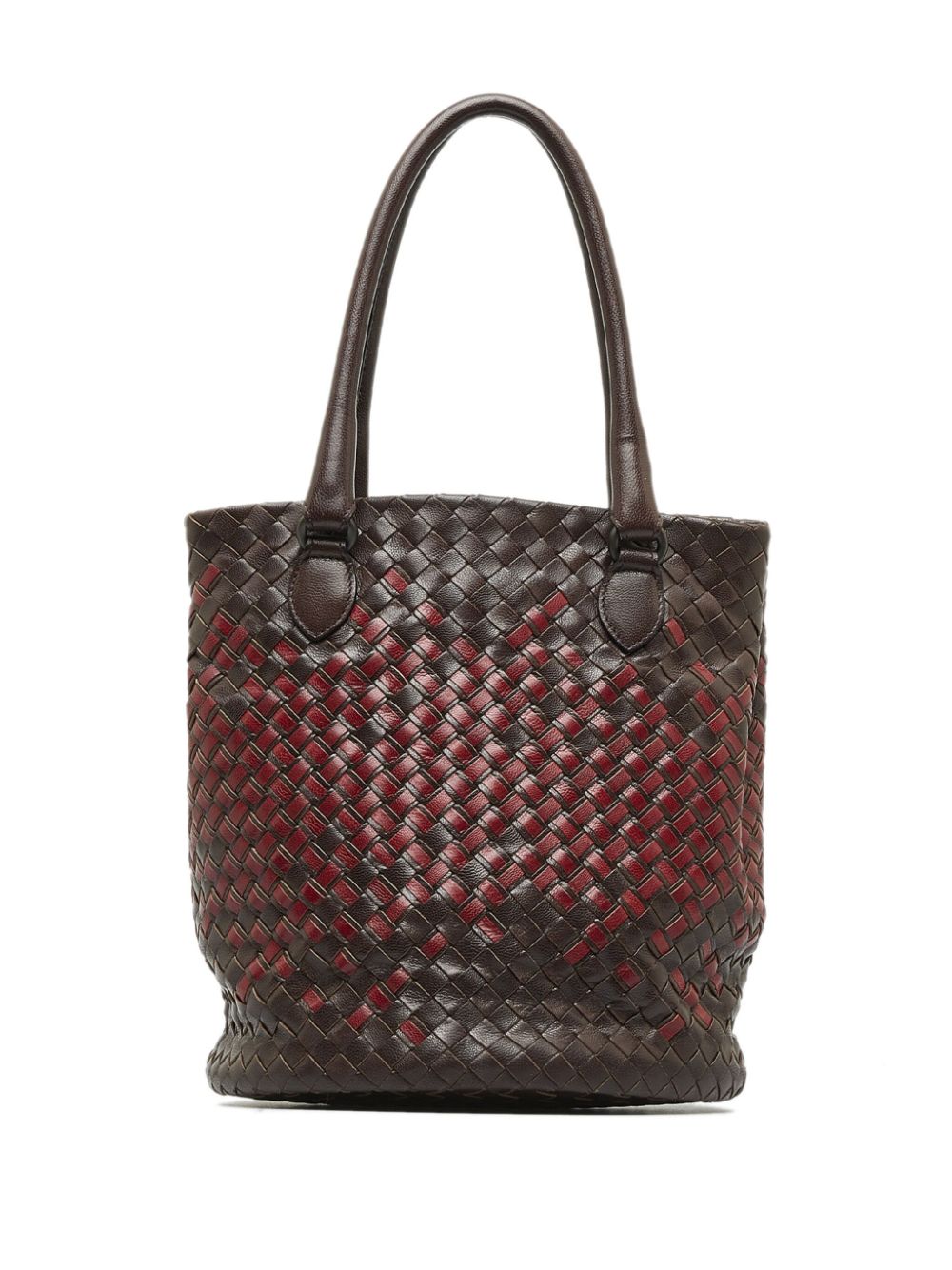 Bo*te*ga ve*ne*ta   2000-2010 intrecciato double-tone bucket bag